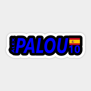 ALEX PALOU 10 Sticker